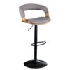 Hoker obrotowy MANHATTAN – tkanina strukturalna grey 44197