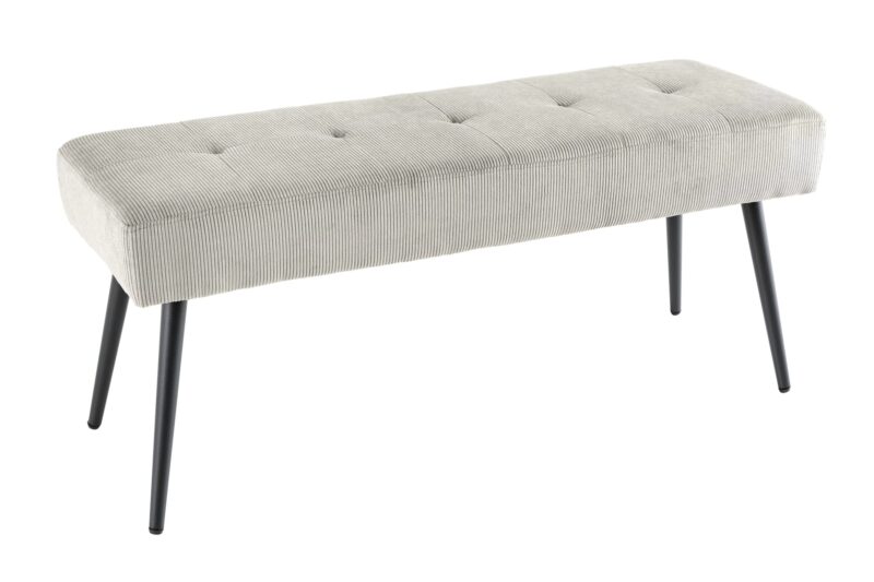 Ławka BOUTIQUE 100 cm – tkanina cord light grey 43317