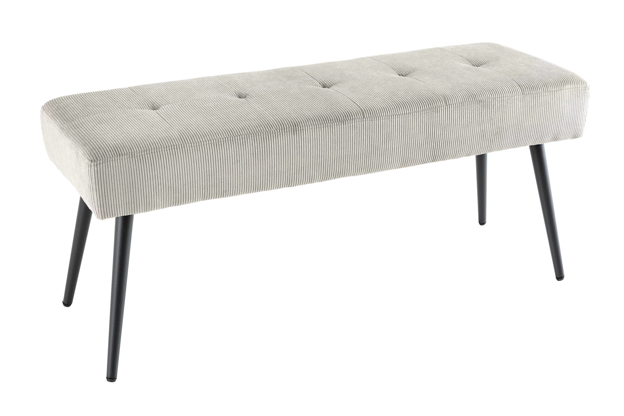 Ławka BOUTIQUE 100 cm – tkanina cord light grey 43317 Ławka BOUTIQUE 100 cm – tkanina cord light grey 43317