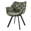 Krzesło obrotowe THE DUTCH COMFORT- welur dark grey 44067
