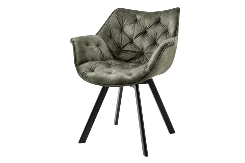 Krzesło obrotowe THE DUTCH COMFORT- welur dark grey 44067