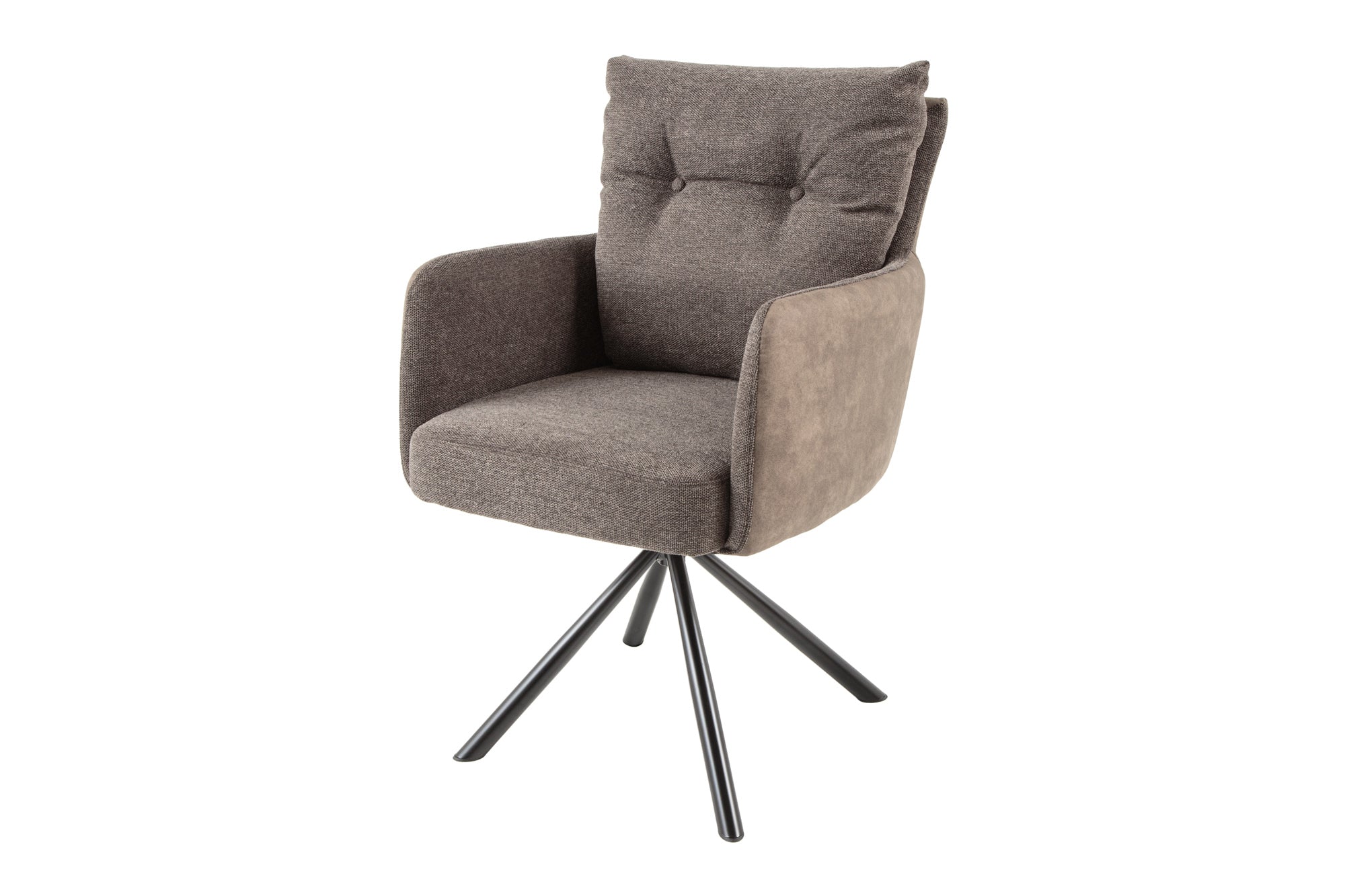 Fotel obrotowy BIG GEORGE z podłokietnikami – mikrofibra taupe brown 44011 Fotel obrotowy BIG GEORGE z podłokietnikami – mikrofibra taupe brown 44011