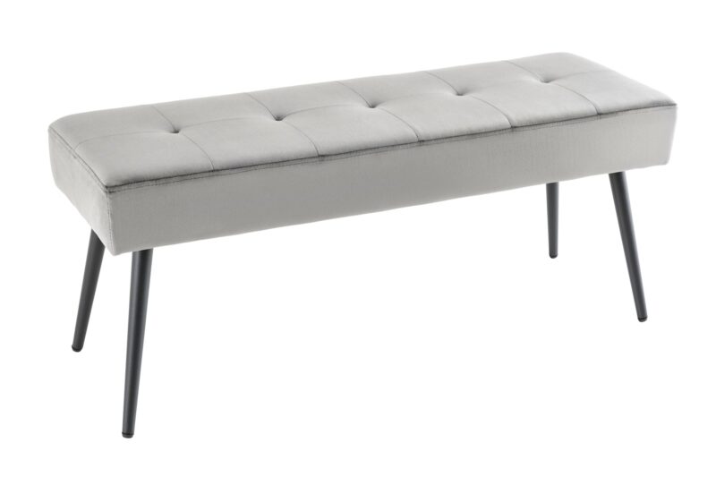 Ławka BOUTIQUE 100 cm – welur dark grey 43319