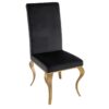 Krzesło MODERN BAROCK – welur black 42316