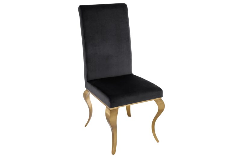 Krzesło MODERN BAROCK – welur black 42316