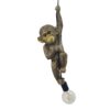 Lampa wisząca MONKEY 55 cm – ręcznie wykonana, złota 48008