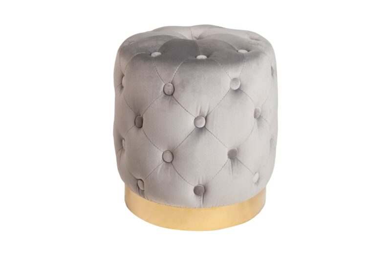 Pufa MODERN BAROCK 35 cm – welur grey 40731