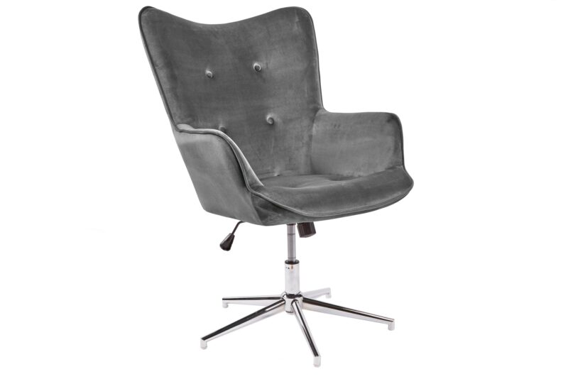 Siedzisko obrotowe LOUNGER 100–110 cm – welur grey 39511