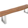 Ławka MAMMUT 200 cm – lite drewno akacji 38443