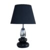 Lampa stołowa STONES OF ZEN 45 cm – czarno-srebrna 70019