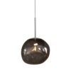 Lampa wisząca LIQUID DIAMOND 20 cm – szklany klosz, przydymiona optyka smoke 46016