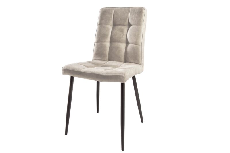 Krzesło MODENA – mikrofibra light grey 40690