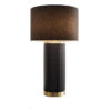 Lampa stołowa ELEGANCIA 70 cm – czarno-złota, ceramiczna podstawa 46010-1-S