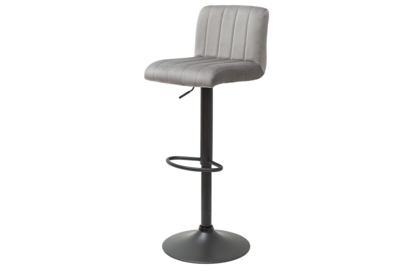 Hoker PORTLAND 88–109 cm z podłokietnikami – welur grey 40125