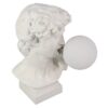 Lampa stołowa DAVID 30 cm – biała 48056