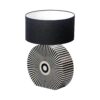 Lampa stołowa HARMONY NATURE 65 cm – czarno-biała 48097
