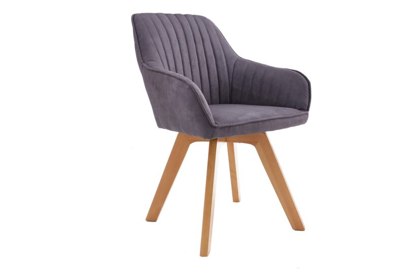Krzesło obrotowe LIVORNO 180° – mikrofibra vintage grey 41315