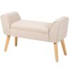 Ławka SCARLETT 90 cm – tkanina strukturalna beige 40407