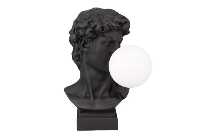 Lampa stołowa DAVID 30 cm – czarna 48057