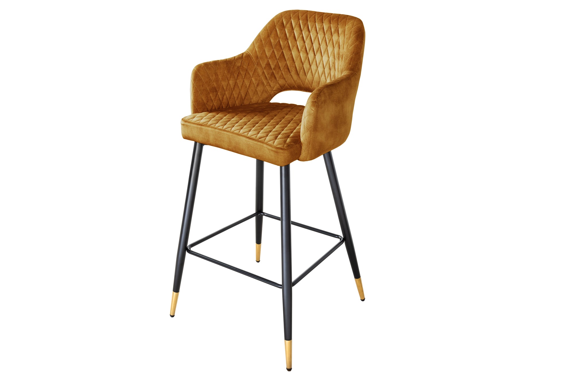 Hoker PARIS 76 cm z dekoracyjnym pikowaniem – welur mustard yellow 41516 Hoker PARIS 76 cm z dekoracyjnym pikowaniem – welur mustard yellow 41516