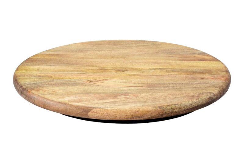 Obrotowa taca SERVANT 60 cm 360° – naturalne drewno mango 46074