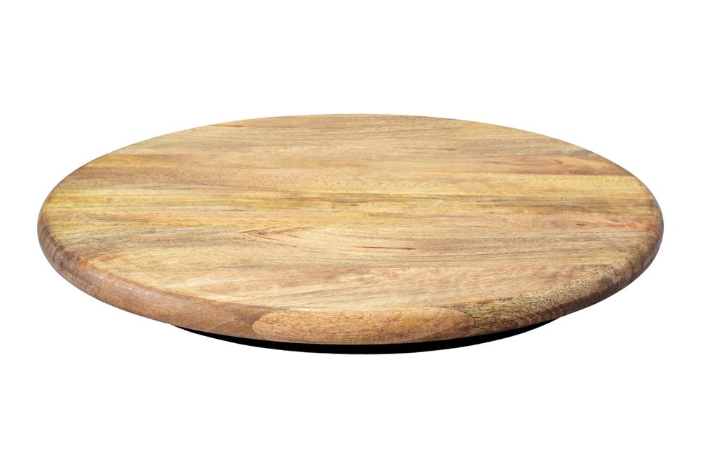 Obrotowa taca SERVANT 60 cm 360° – naturalne drewno mango 46074