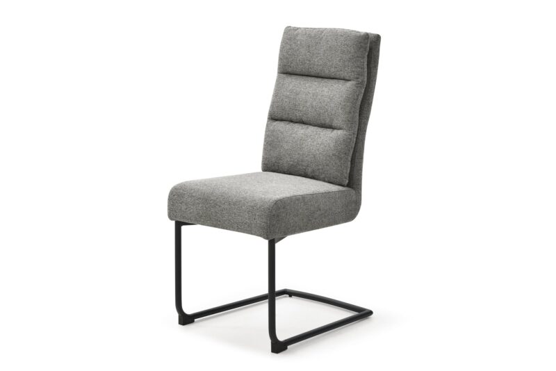 Krzesło wspornikowe COMFORT – tkanina strukturalna grey 40461