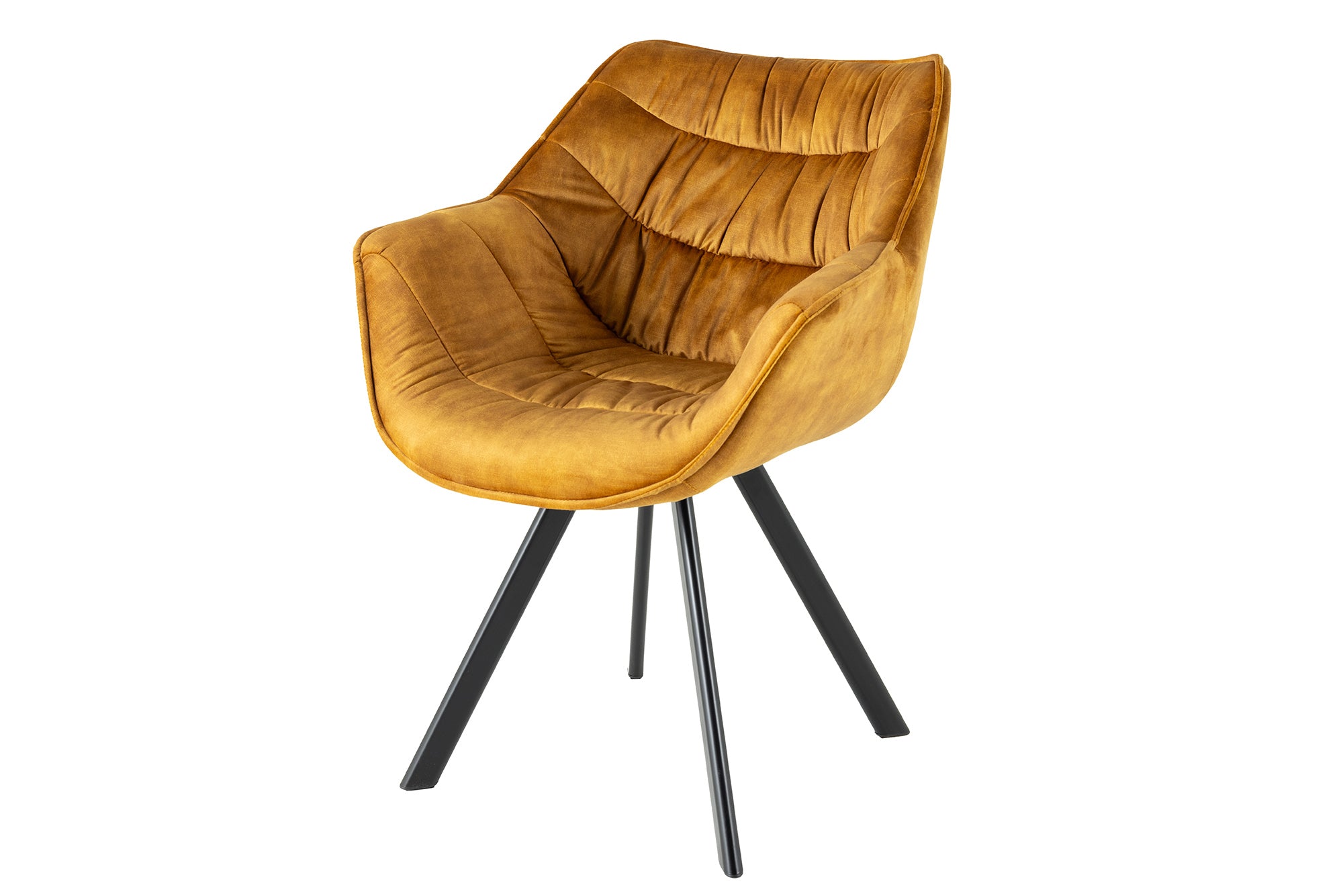 Krzesło THE DUTCH COMFORT – welur mustard yellow 44276