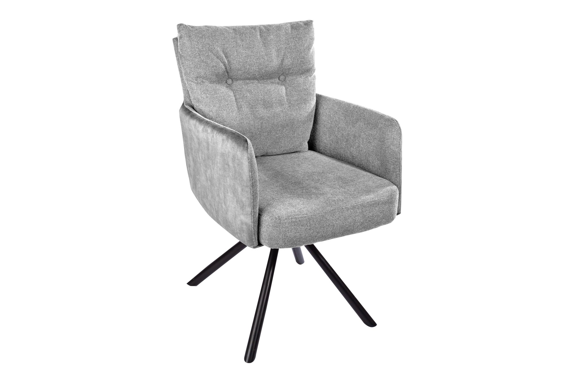 Krzesło obrotowe BIG GEORGE 360° – tkanina płasko tkana grey 40167 Krzesło obrotowe BIG GEORGE 360° – tkanina płasko tkana grey 40167
