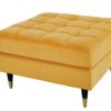 Pufa COZY VELVET 80 cm – welur mustard yellow 41302