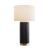 Lampa stołowa ELEGANCIA 70 cm – czarno-złota, ceramiczna podstawa 46010