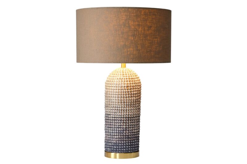 Lampa stołowa ZEA 60 cm – naturalny brąz 46650