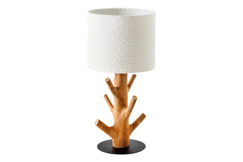 Lampa stołowa JEWELRY 60 cm – drewno mangostanowe 46648