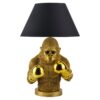 Lampa stołowa KING APE 55 cm – złoto-czarna 48025