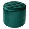 Pufa MODERN BAROCK ze schowkiem 50 cm – welur emerald green 40737