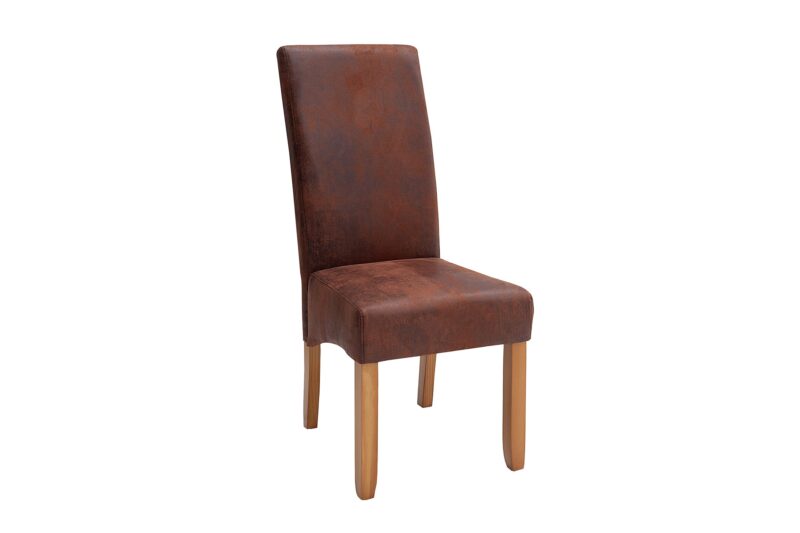 Krzesło CASA – mikrofibra vintage light coffee 21133