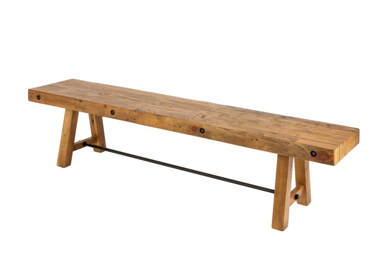 Ławka FINCA 165 cm – drewno sosnowe vintage brown 41288