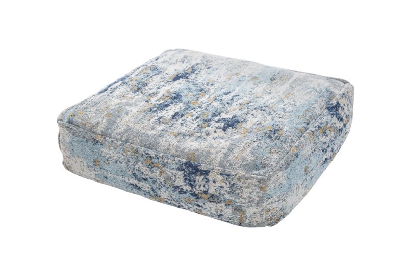 Poduszka podłogowa ABSTRAKT 70 cm – tkanina płasko tkana blue-beige 40242