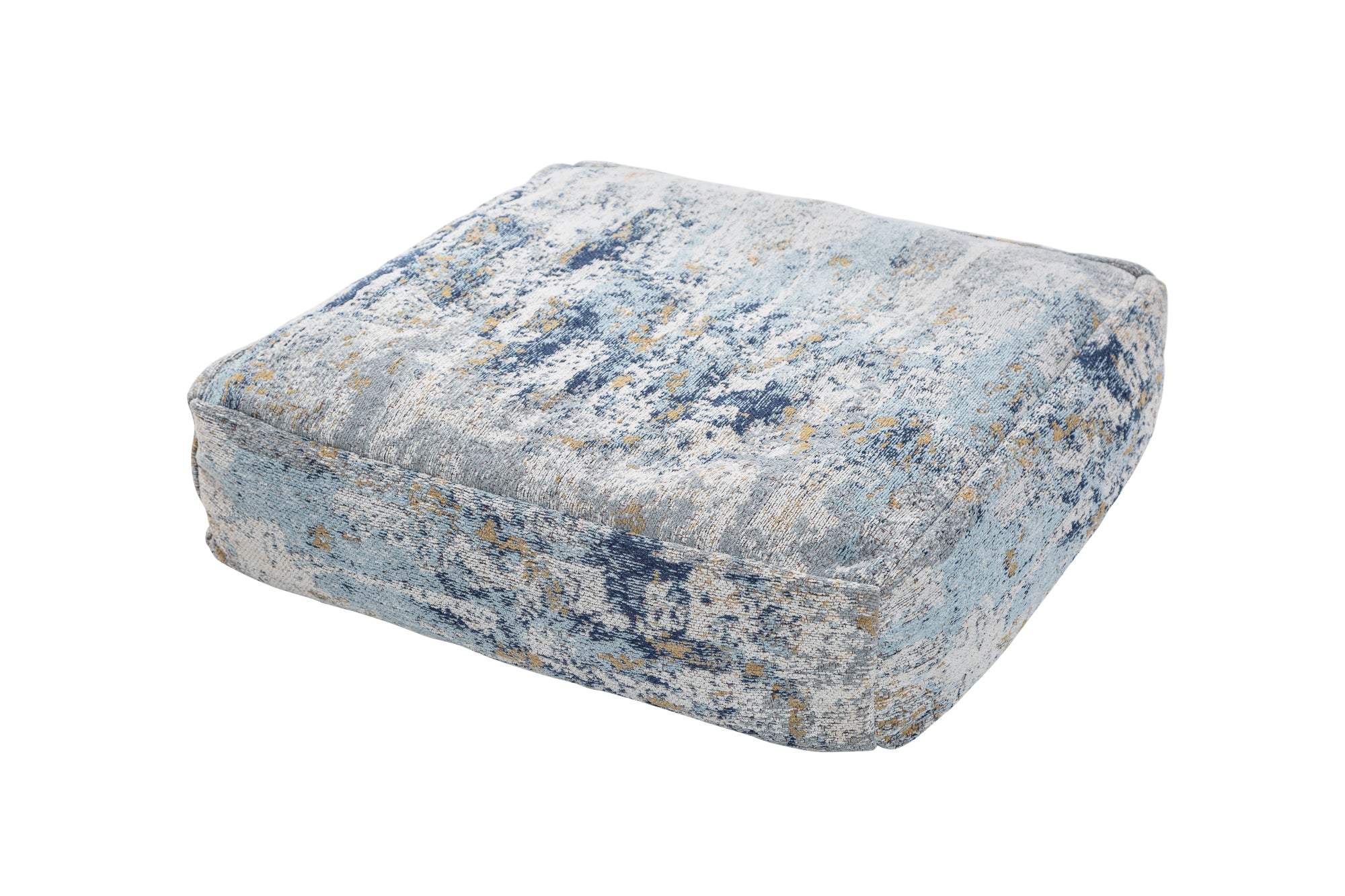 Poduszka podłogowa ABSTRAKT 70 cm – tkanina płasko tkana blue-beige 40242 Poduszka podłogowa ABSTRAKT 70 cm – tkanina płasko tkana blue-beige 40242