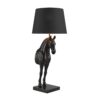 Lampa stołowa BLACK BEAUTY 75 cm – czarno-złota rzeźba konia 45665