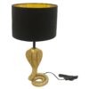 Lampa stołowa COBRA 65 cm – złoty metalowy stelaż 45745
