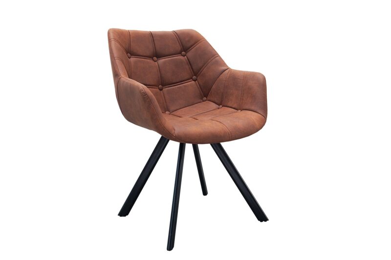 Krzesło THE DUTCH COURTURIER – mikrofibra antique brown 37614