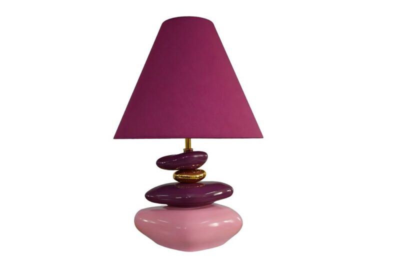 Lampa stołowa STONES OF ECSTASY 60 cm – różowe złoto 70021