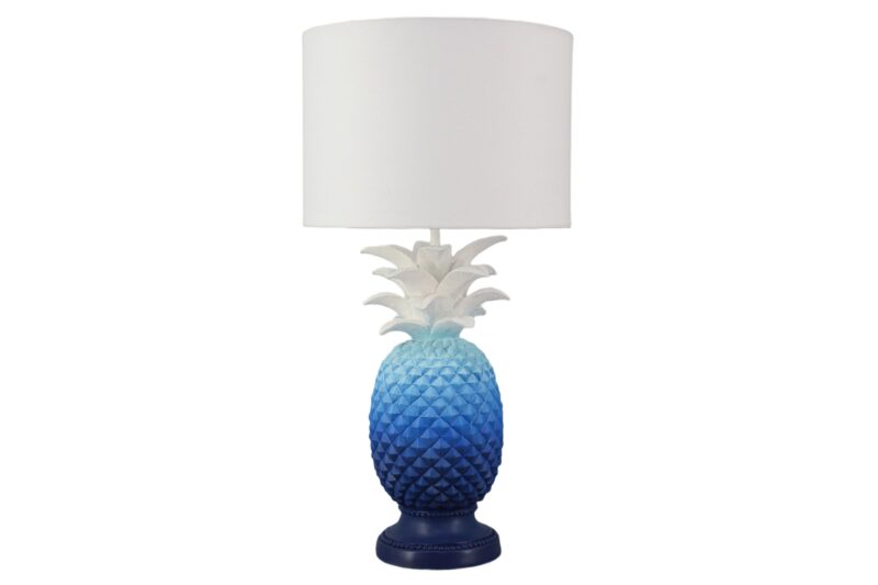 Lampa stołowa PINEAPPLE 50 cm – niebieska 48046