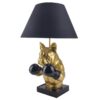 Lampa stołowa BULLDOG 55 cm – złoto-czarna 48023