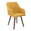 Krzesło SCANDINAVIA MASTERPIECE – tkanina strukturalna mustard yellow 40124