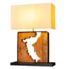 Lampa stołowa DESIGNED BY NATURE 60 cm – drewno raintree 46937