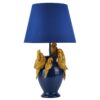Lampa stołowa PARROT 50 cm – złoto-niebieska 48029