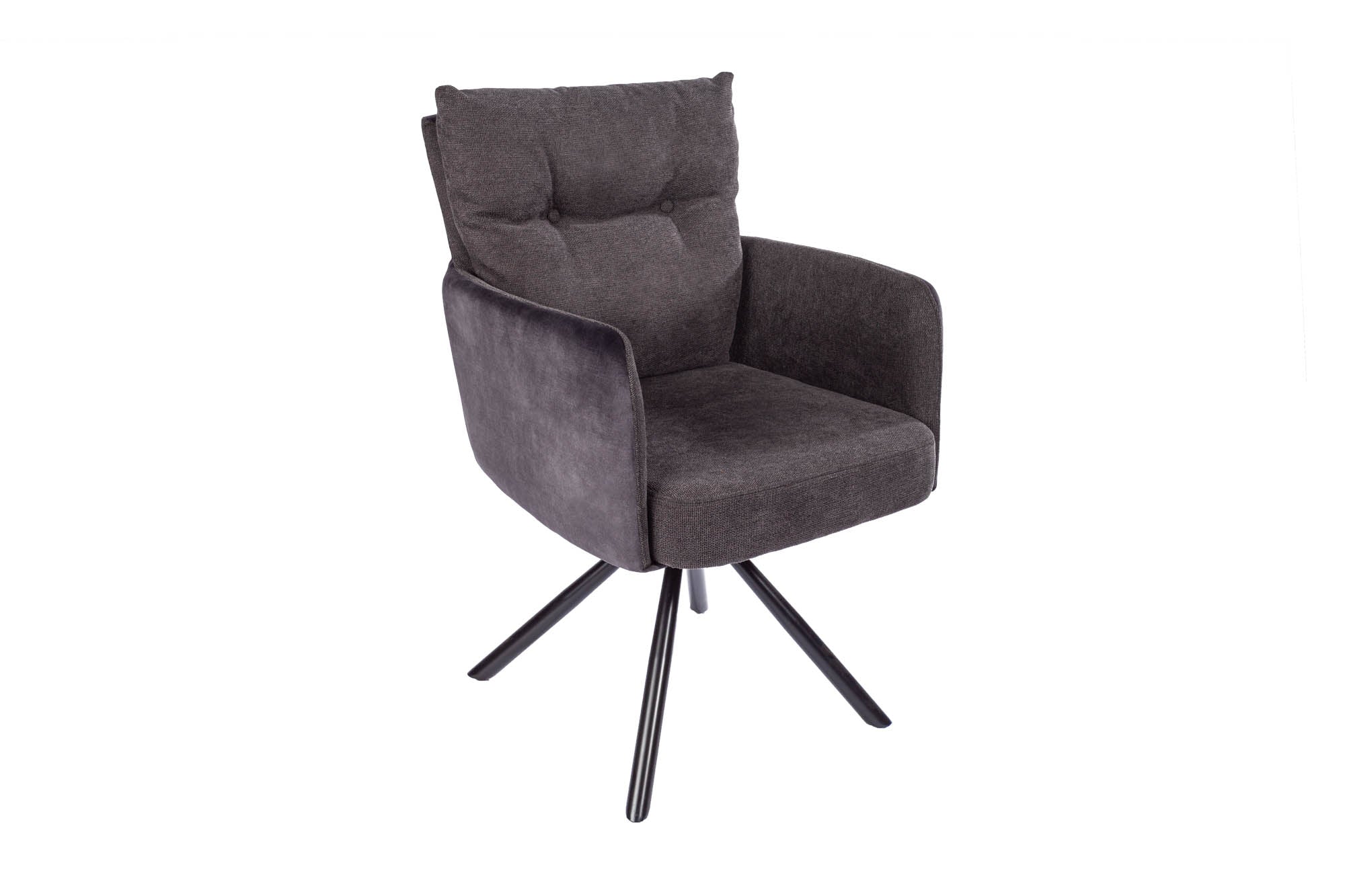 Krzesło obrotowe BIG GEORGE 360°– tkanina płasko tkana anthracite 40168 Krzesło obrotowe BIG GEORGE 360°– tkanina płasko tkana anthracite 40168