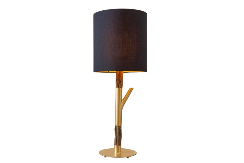 Lampa stołowa JEWELRY 75 cm – naturalno-złota podstawa 45896